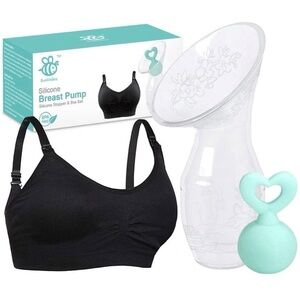 Silicone Breast pump Stopper & Bra Set - New
